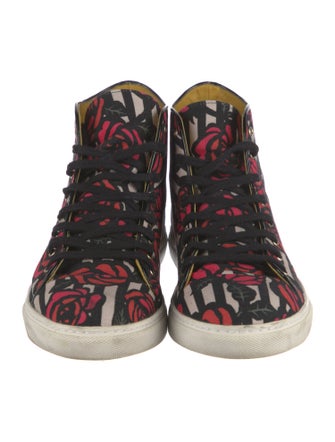 Charlotte Olympia Canvas Printed Sneakers