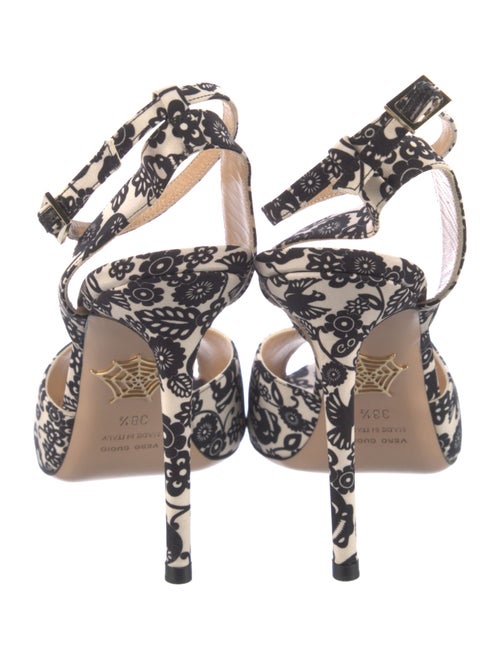 Charlotte Olympia Floral Print Sandals