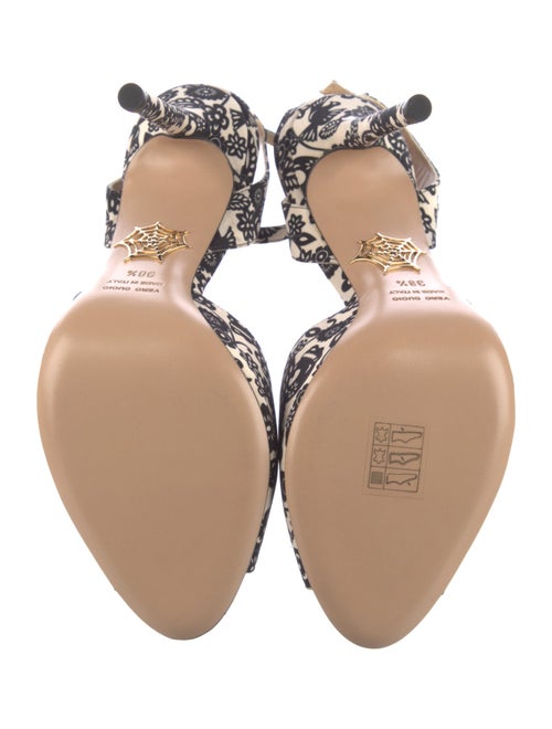 Charlotte Olympia Floral Print Sandals