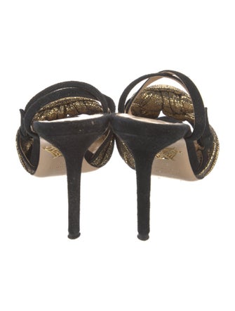 Charlotte Olympia Suede Sandals
