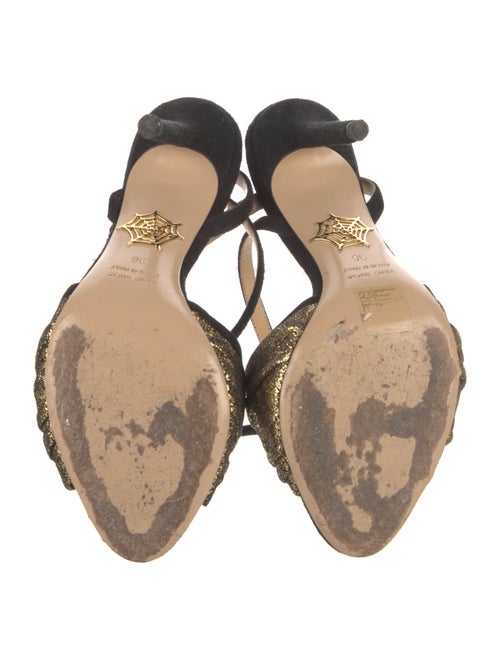Charlotte Olympia Suede Sandals