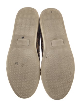 Charlotte Olympia Ponyhair Animal Print Sneakers
