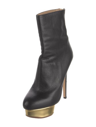 Charlotte Olympia Leather Boots