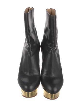 Charlotte Olympia Leather Boots