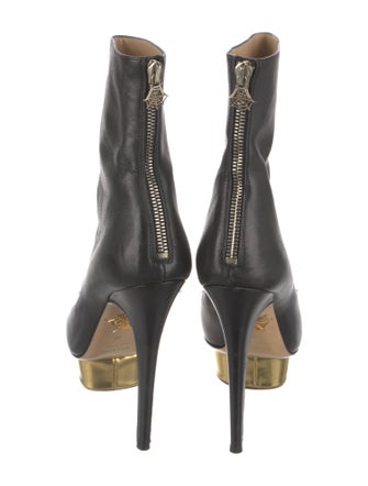 Charlotte Olympia Leather Boots