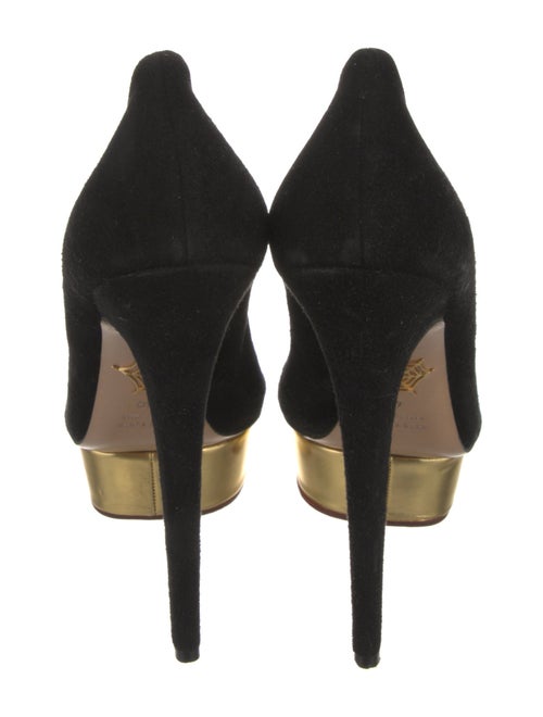 Charlotte Olympia Suede Pumps