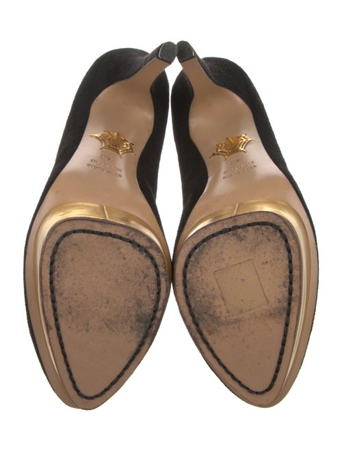 Charlotte Olympia Suede Pumps