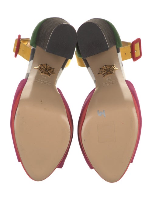 Charlotte Olympia Suede D'Orsay Pumps