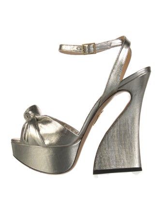 Charlotte Olympia Satin Sandals
