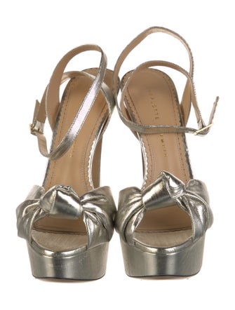 Charlotte Olympia Satin Sandals