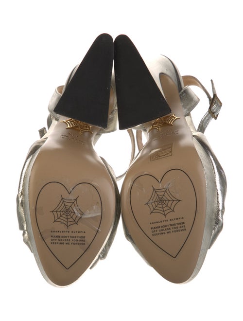 Charlotte Olympia Satin Sandals