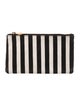 Charlotte Olympia Canvas Striped Pouch