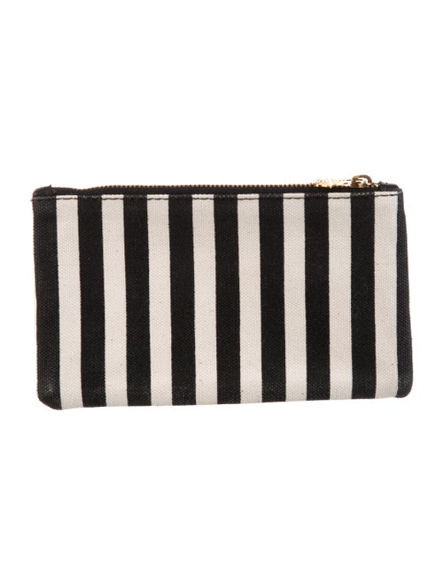 Charlotte Olympia Canvas Striped Pouch