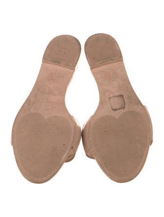 Charlotte Olympia Rubber Crystal Embellishments Slides