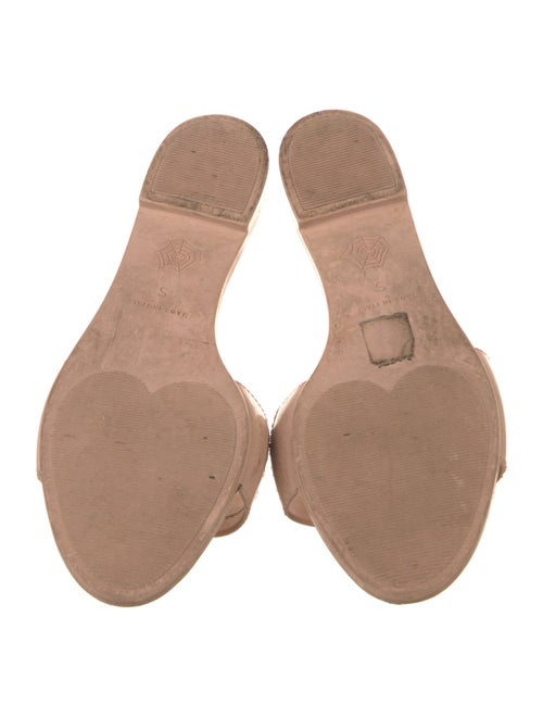 Charlotte Olympia Rubber Crystal Embellishments Slides