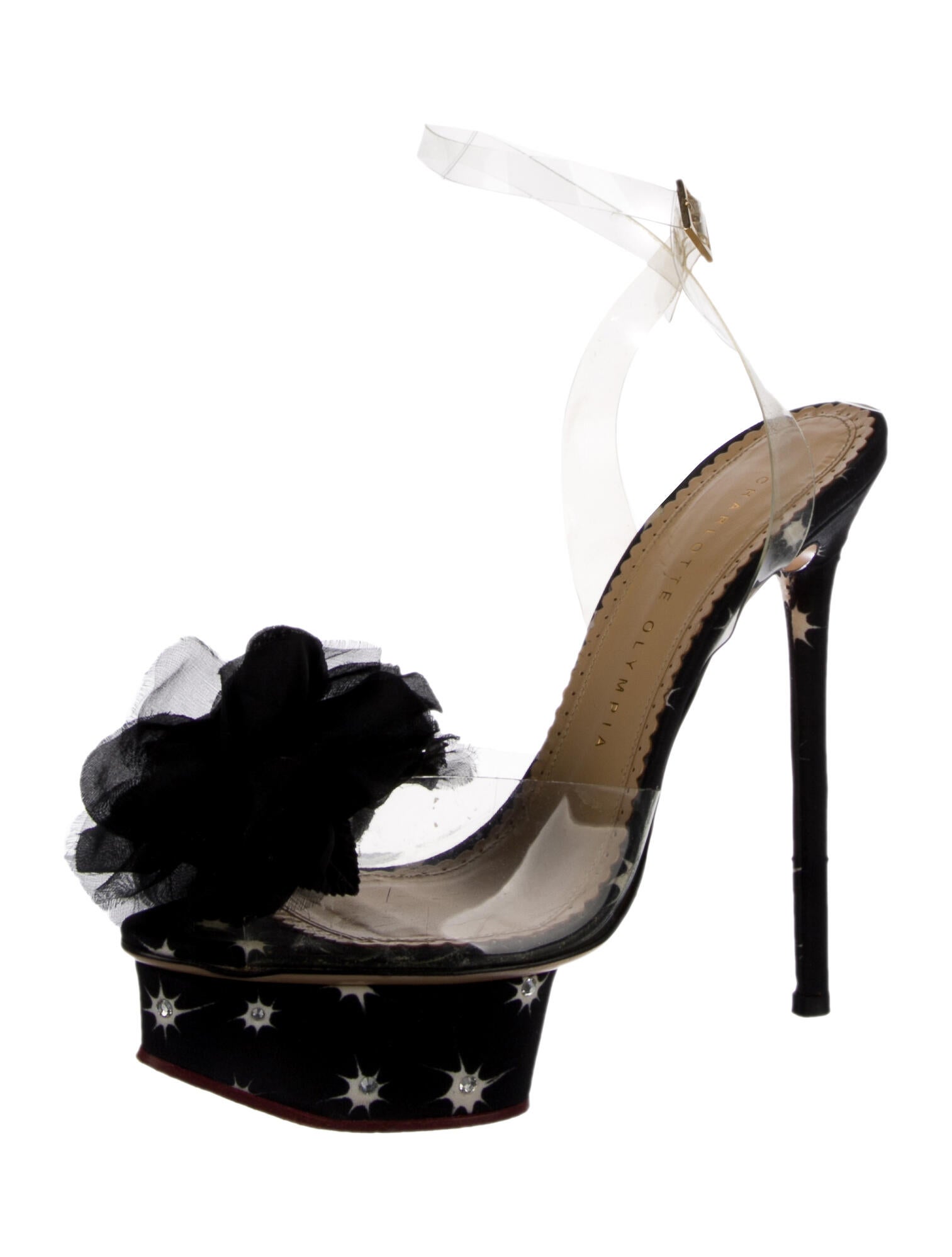 Charlotte Olympia PVC Slingback Sandals