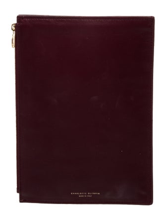 Charlotte Olympia Leather Clutch