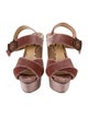 Charlotte Olympia Velvet Sandals