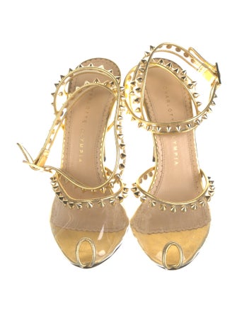 Charlotte Olympia PVC Studded Accents Sandals