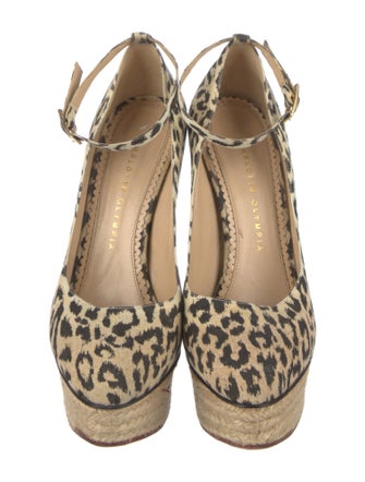 Charlotte Olympia Animal Print Pumps
