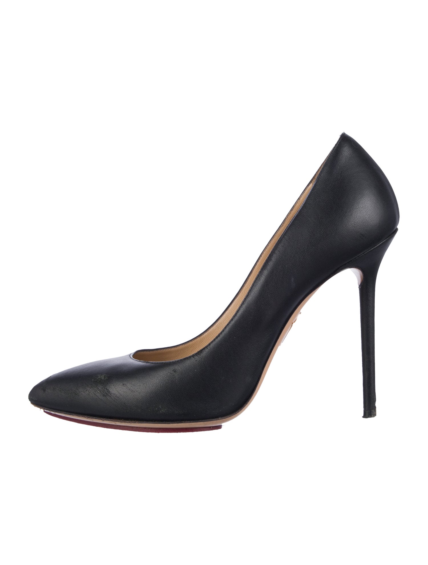 Charlotte Olympia Leather Pumps