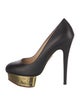 Charlotte Olympia Leather Pumps