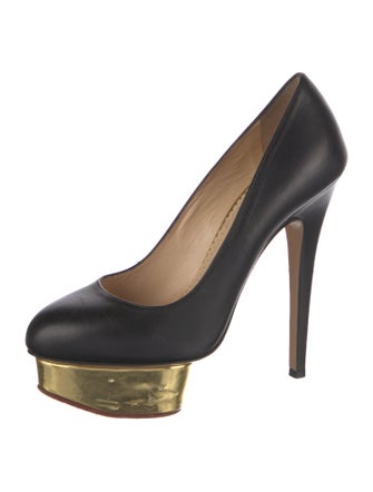 Charlotte Olympia Leather Pumps
