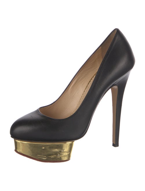 Charlotte Olympia Leather Pumps