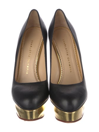 Charlotte Olympia Leather Pumps