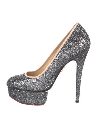 Charlotte Olympia Glitter Glitter Accents Pumps