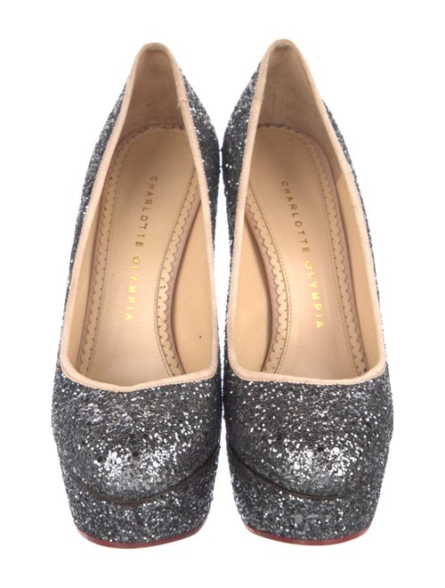Charlotte Olympia Glitter Glitter Accents Pumps