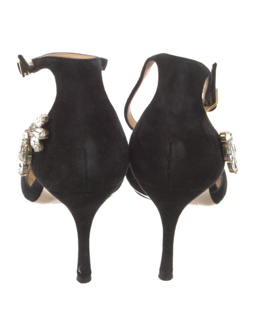 Charlotte Olympia Suede D'Orsay Pumps