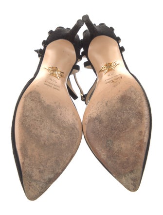 Charlotte Olympia Suede D'Orsay Pumps