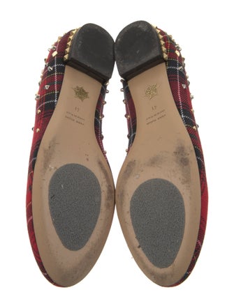 Charlotte Olympia Printed Studded Accents Loafers