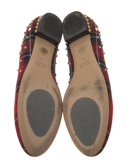 Charlotte Olympia Printed Studded Accents Loafers