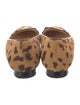 Charlotte Olympia Ponyhair Animal Print Loafers