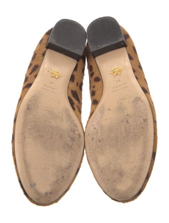 Charlotte Olympia Ponyhair Animal Print Loafers