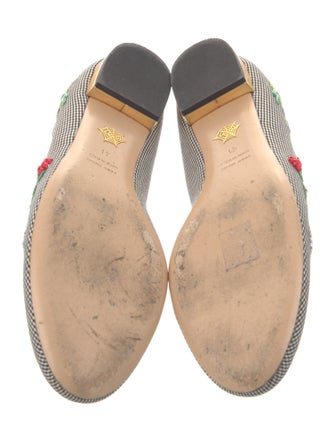 Charlotte Olympia Canvas Printed Loafers