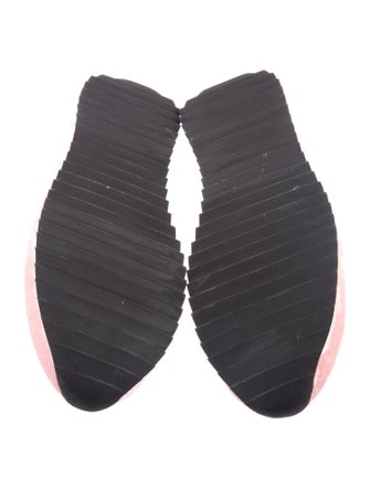 Charlotte Olympia Velvet Printed Sneakers