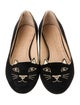 Charlotte Olympia Suede Loafers