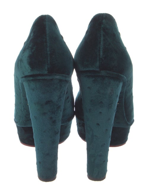 Charlotte Olympia Velvet Pumps