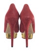 Charlotte Olympia Suede Pumps