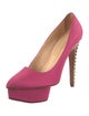 Charlotte Olympia Satin Pumps