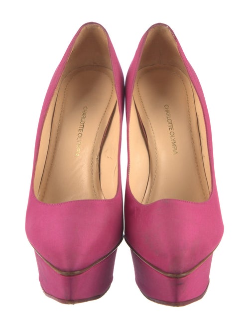 Charlotte Olympia Satin Pumps