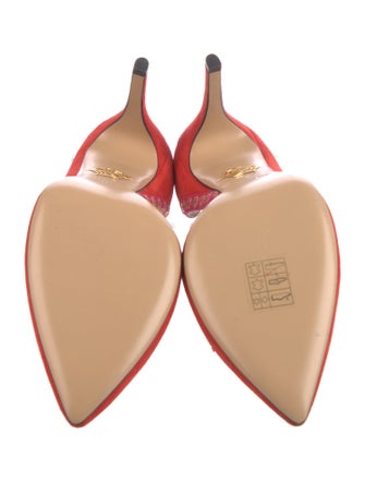 Charlotte Olympia Suede D'Orsay Pumps