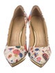 Charlotte Olympia Leather Printed Pumps