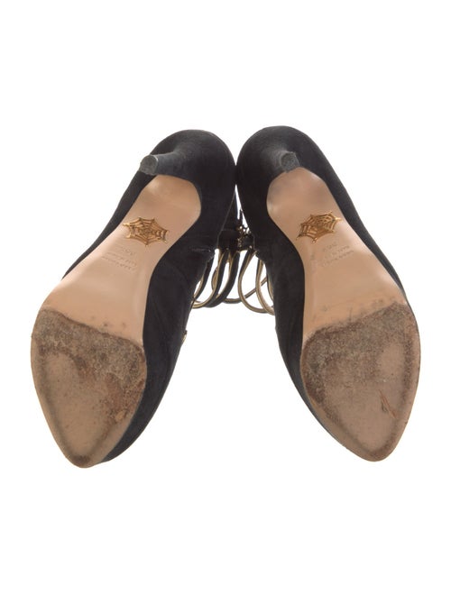 Charlotte Olympia Suede Pumps