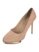 Charlotte Olympia Suede Pumps