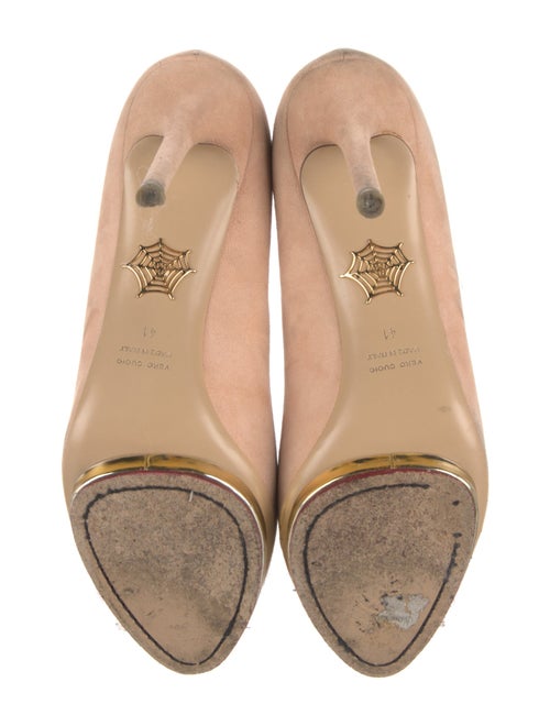 Charlotte Olympia Suede Pumps
