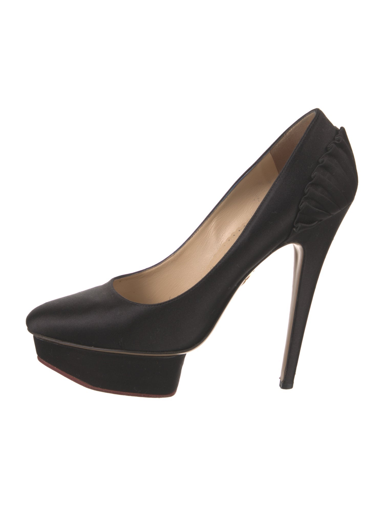 Charlotte Olympia Satin Pumps